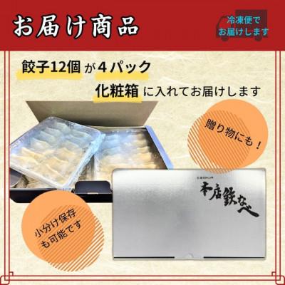 ふるさと納税 中間市 本店鉄なべの冷凍ぎょうざ48個入り |  | 01