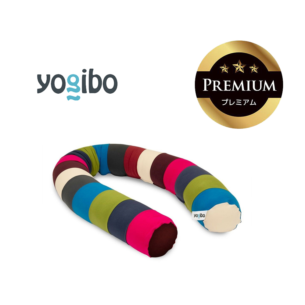 Yogibo Caterpillar Roll Long Premium ブライト│送料無料 全国配送離島含 ビーズクッション カバー 洗える（ヨギボー キャタピラー ロール ロング プレミアム）