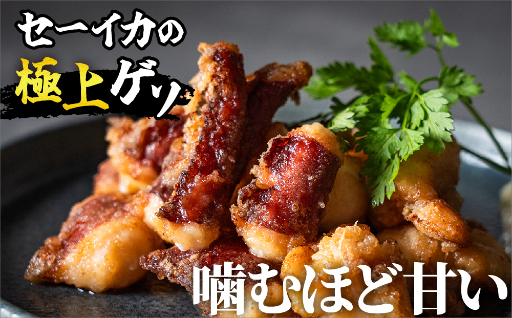 ＜訳あり＞ 石垣島産 セーイカの極上げそ 300g×3パック 加熱用 ※3～5月出荷不可※ | イカ セーイカ ソデイカ げそ ゲソ イカゲソ いかげそ 逸品 沖縄県 石垣島 訳あり 900g (30