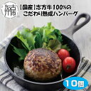 【ふるさと納税】【国産】志方牛100%のこだわり熟成ハンバーグ150g×10個《 ハンバーグ 国産 牛肉 100% 牛 こだわり セット 冷凍 肉 惣菜 お取り寄せ グルメ おかず ギフト 送料無料 》