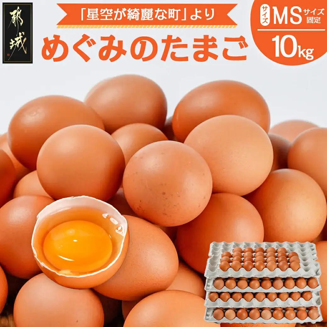星空が綺麗な町より～「めぐみのたまご」 (MSサイズ)10kg_17-6801_(都城市) たまご MSサイズ 180個前後 10kg 冷蔵