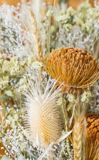 ドライフラワーブーケ イエロー