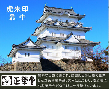 【小田原北条氏ゆかりの虎朱印の形をした最中 5個セット】小田原の老舗菓子店「正栄堂」の代表銘菓神奈川県指定銘菓登録商品。【 和菓子 神奈川県 小田原市 】