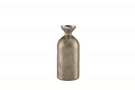 【ふるさと納税】折燕ORI-EN 二重徳利1.5合(桐箱入) ANTIQUE SILVER【 日本製 ステンレス おしゃれ 新潟県 燕市 燕三条 】