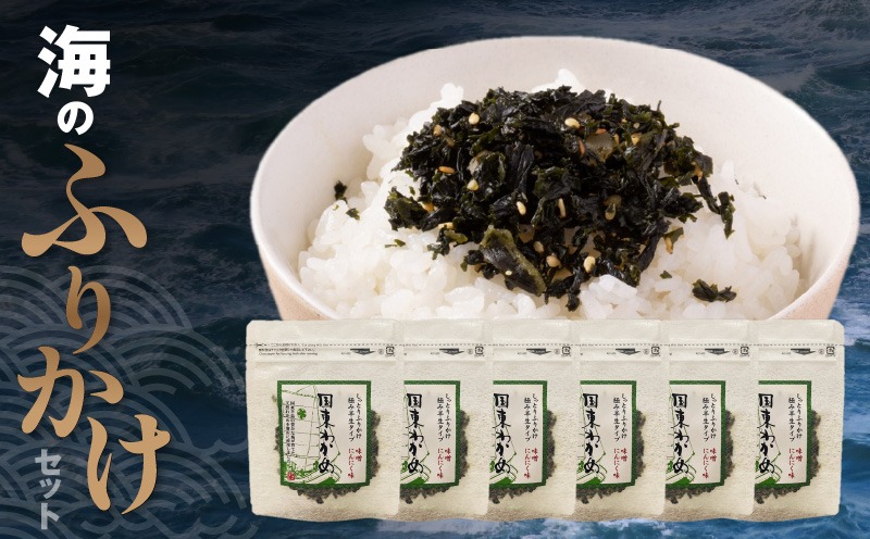 ごはんが進む！海のふりかけ 6袋（わかめのみ） 半生 ソフトタイプ_2515R-6