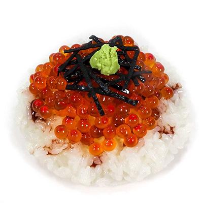 ふるさと納税 弥富市 いくらご飯の食品サンプル