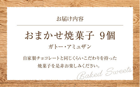 ガトー・アミュザン【おまかせ焼菓子9個入】【パティスリーエムニジョウ】[AKEW018]