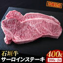 【ふるさと納税】石垣牛 サーロインステーキ 400g（約200g×2）（AG017）