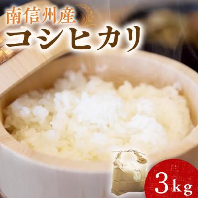 ふるさと納税 豊丘村 令和7年度産　南信州産　精米　コシヒカリ　約3kg