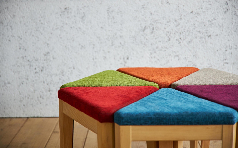 ソデント　スタッキングチェア　カフェ　チェア（青）