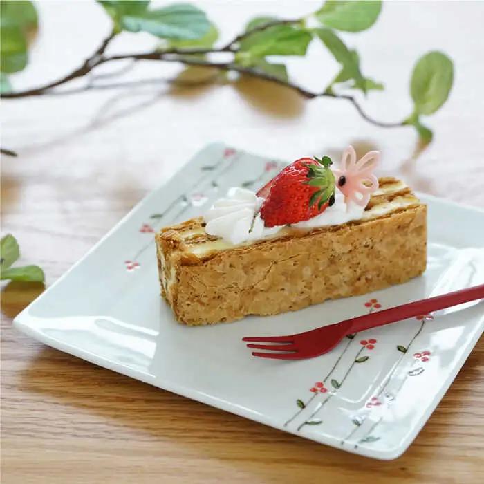 【波佐見焼】絵変り 正角皿 プレート 5枚セット 食器 皿 【団陶器】 [PB63] 波佐見焼