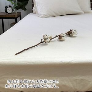 『シングル3点セット』オーガニックコットンあったか布団カバー・BOXシーツ・まくらカバー キナリ KN-setS