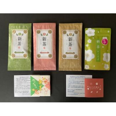 ふるさと納税 島田市 先行予約2026年　静岡県産初摘 深蒸し新茶(100g×3本)・初物深蒸しティーバッグ15個×1本 |  | 01