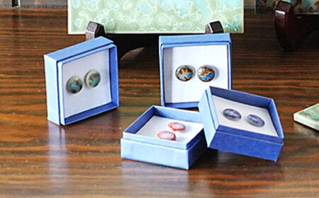 【BEAMS JAPAN監修】TILE ART Terra Collection ピンクピアス【1455711】