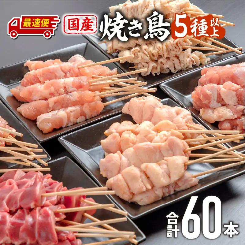 【最速便】焼鳥 セット 5種以上 60本 焼鳥