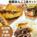 【ふるさと納税】添加物・砂糖一切不使用　発酵あんこセット　 加工食品 小豆 豆 無添加 砂糖不使用 栽培期間中 農薬不使用 生こうじ 北海道産小豆 はさむ 付ける