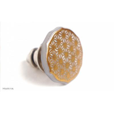 ふるさと納税 加賀市 麻葉蒔絵白蝶貝ピンブローチ |  | 01