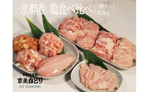 【京都・ささ鳥】京美白どり　食べ比べ7種セット[髙島屋選定品］033N691