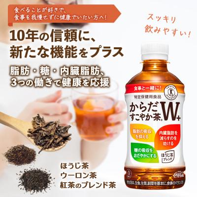 ふるさと納税 恵庭市 『定期便:全6回』からだすこやか茶W+ 350ml×24本【38003602】 |  | 01