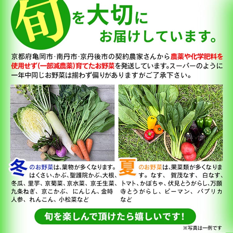 【12回定期便】野菜詰め合わせ ＆ 牛乳 600ml 有機野菜・京野菜の『京都やおよし』｜野菜 ミルク 京都産 オーガニック 有機JAS 農薬不使用 減農薬 定期便 野菜セット※北海道・沖縄・離島への