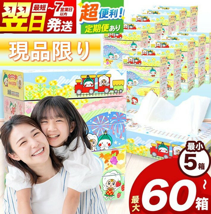 【ふるさと納税】 ティッシュ BOX 限定 | 定期便 最短翌日発送 人気急上昇 高評価 選べる 内容量 定期回数 | オリジナル 300枚 150組 5箱 10箱 30箱 60箱 日用品 常備品 まとめ買い 雑貨 必需品 紙 ソフト ティッシュ 災害 備蓄 大容量 栃木県 真岡市 送料無料