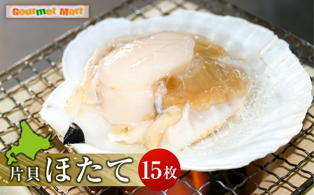 北海道産 冷凍ホタテ片貝 10枚セット