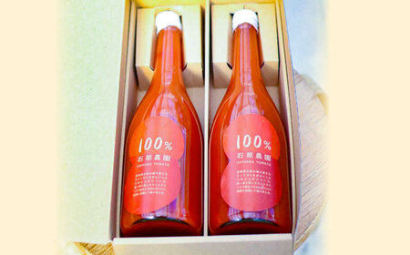 【先行予約】  100％ トマトジュース 720ml×2本 トマト ジュース 健康 愛西市 / 株式会社石原農園[AEBG002]