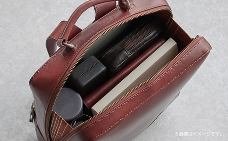 アンティーク スクエア バックパック (カラー：アンティークダークブラウン)