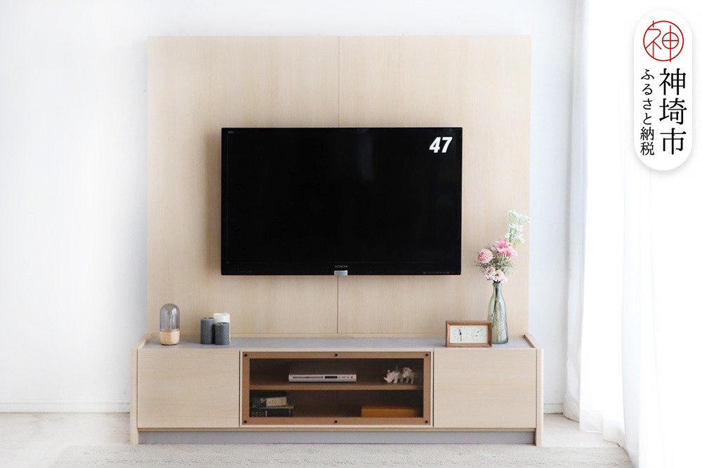 【東馬家具】シルト 180TV 175シェルフセット NA【TVボード リビング 国産 ふるさと納税】(H060701)