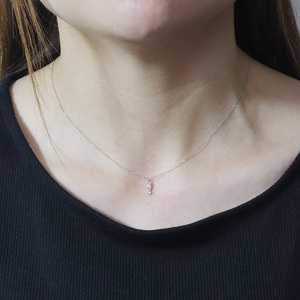 プラチナ 0.04ct ダイヤモンドペンダント　BQ-165