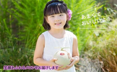 【2024年2月上旬以降順次発送】天使音（あまね）マスクメロン １玉（1.4kg以上）【配送不可：離島】