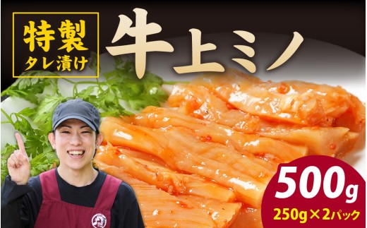 豪州産 特製タレ漬け 牛上ミノ 250gx2パック　(計500g)　[B-019010]