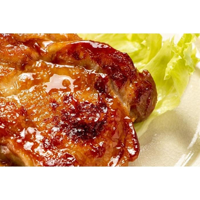 福岡市限定！特製ダレに漬け込んだ照り焼きチキン 2kg（1kg×2p）