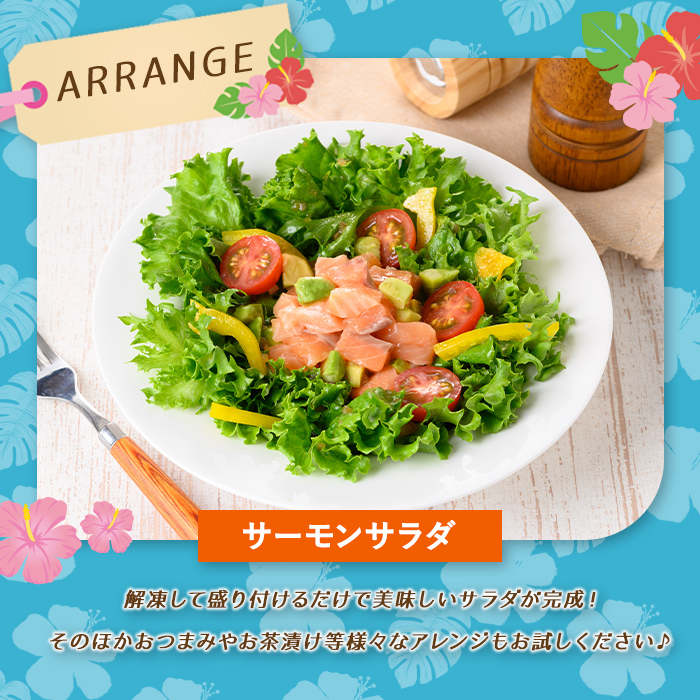 日本初 完全陸上養殖 静岡県小山町産 アトランティックサーモン 冷凍 ポキ丼（ 食べ比べ セット 約160g / 約130g × 2パック × 4つの味 ） 