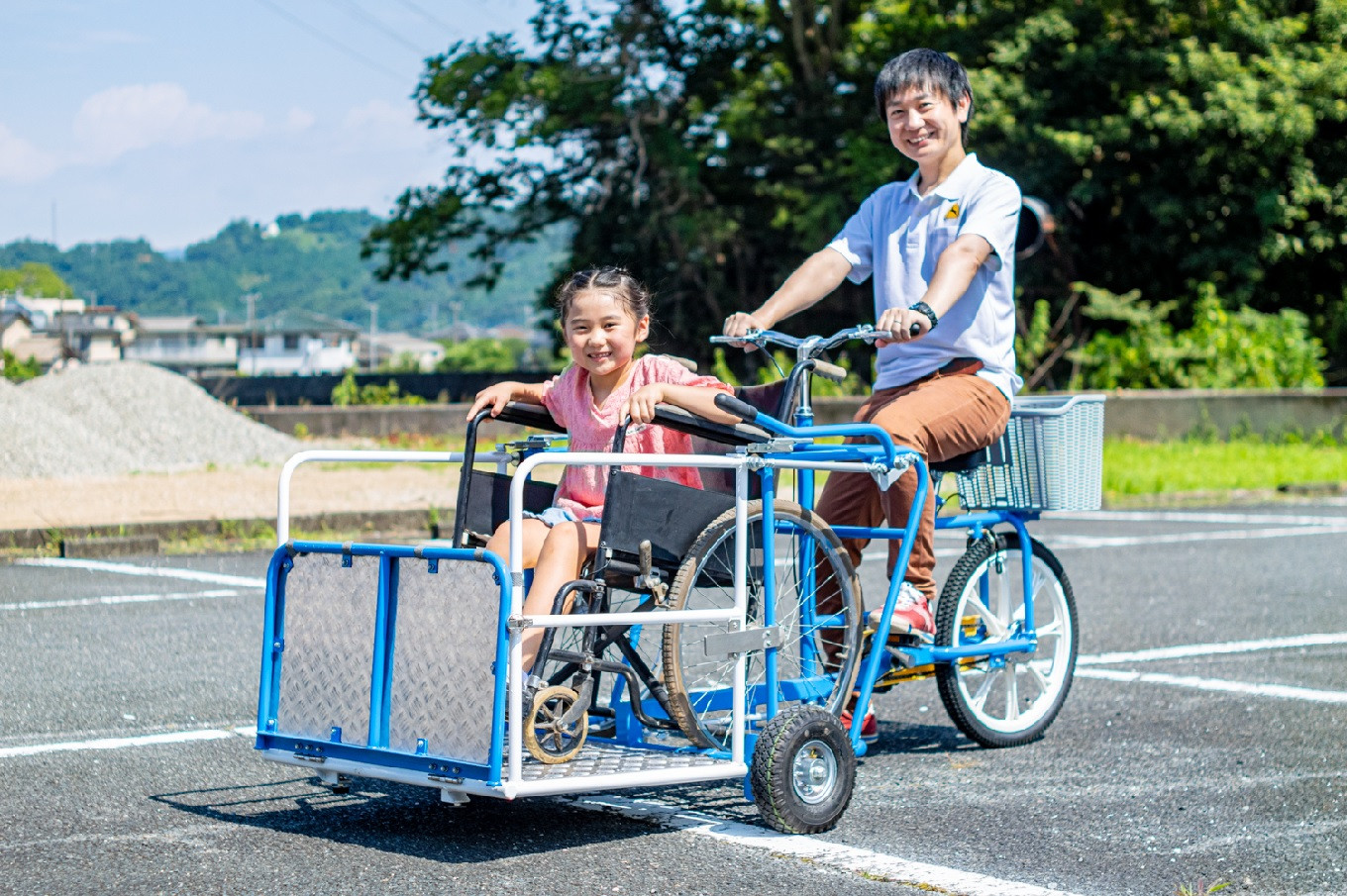 
おもしろ自転車 ペリカン サイクル 【自転車 サイクリング 車椅子 伊豆 静岡】150-001
