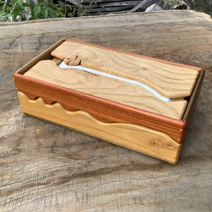【木製手作りティッシュボックス】木工房の職人が作ったティッシュボックス 1点 |  ティッシュBOX 