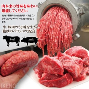 チーズin生ハンバーグ1.3kg（約130g×10個） 個包装 小分け 冷凍 国産 国産牛 国産豚 合いびき肉 合挽き 合い挽き肉 大容量 惣菜 お惣菜 おかず お弁当 肉汁 ジューシー 茨城県 常陸