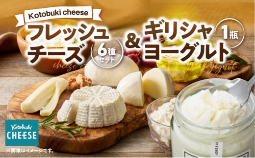 1128 フレッシュチーズ6種/ギリシャヨーグルトセット KN087-002