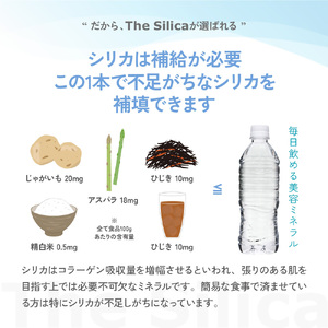 ＼12/24決済分まで年内発送可／（年明け発送は1/6～開始）　The Silica ラベルレス 軟水シリカウォーター 500ml×24本