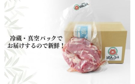 ブランド豚「ばんぶぅ」ヒレブロック1本（400g以上）ばんぶぅ 豚肉 ヒレ ヒレ肉 ヒレブロック ブロック肉 ひれ肉 豚ヒレ ひれ しゃぶしゃぶ 焼き肉 真空パック 焼肉用 ブタ肉 国産 茨城県産 ギ