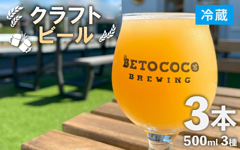 
【おまかせ】クラフトビール 500ml 3種（計3本） / ビール お酒 地ビール 缶ビール 缶 IPA おしゃれ 晩酌 ギフト 福井県 あわら市
