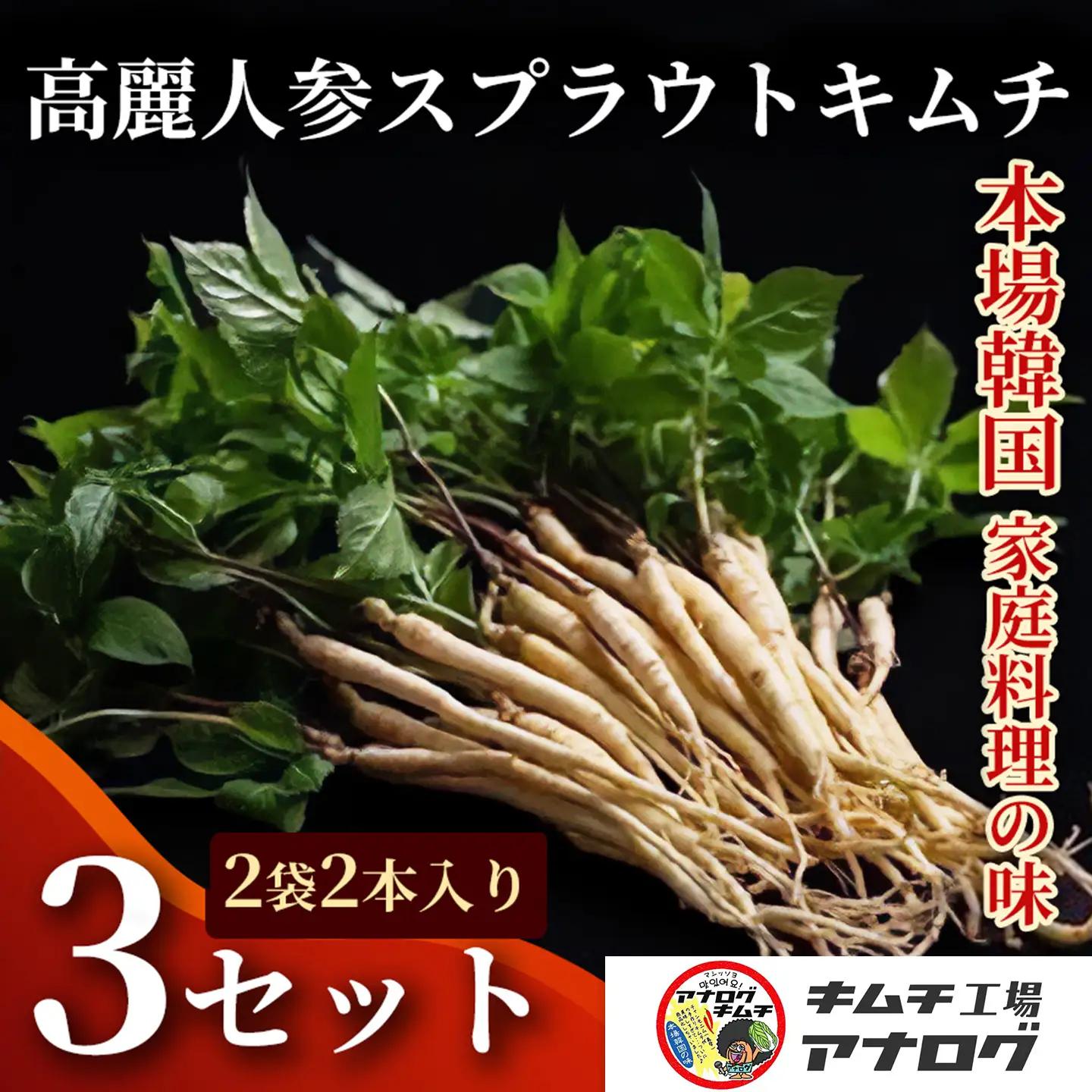 熟成秘伝の高麗人参スプラウトキムチ(1本入り×6袋)(H104187)