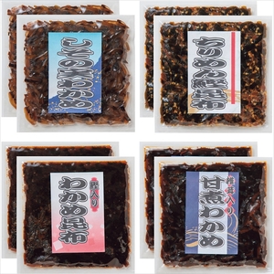 【 釜炊き 】 佃煮・塩昆布詰合せ 8袋入