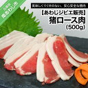 【ふるさと納税】【あわじジビエ販売】猪ロース肉500g