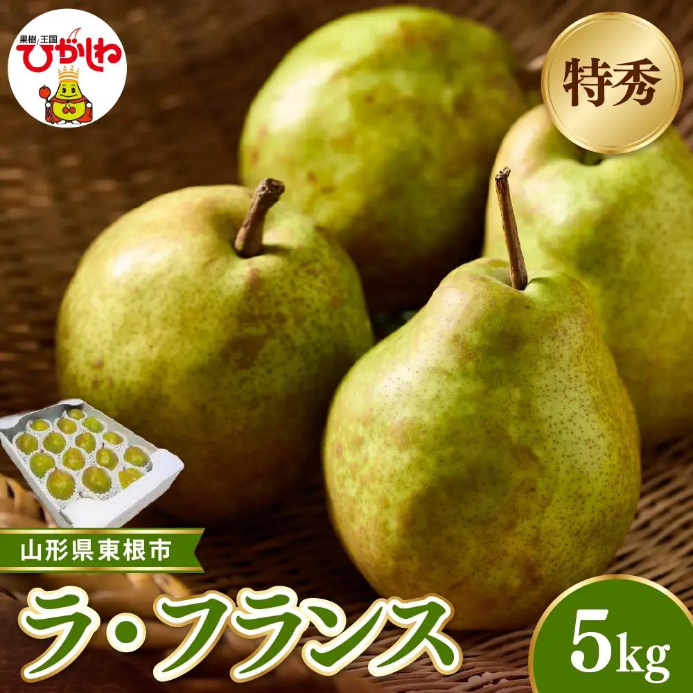 【2026年産】ラ・フランス約5kg(玉数おまかせ)特秀品 ラフランス