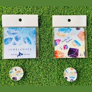神秘のジュエリーアイス　箸置き＆コースターセット 「ネコポス対象商品」ポストイン返礼品 [№5891-0552]