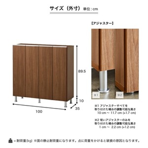 シューズボックス 【リアル 100 LO】 ホワイト つや有_シューズボックス リアル 100 LO 大川家具 ホワイト つや有 靴箱 靴 収納 可動棚 お洒落 国内製造 お取り寄せ 福岡県 久留米市