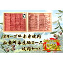 【ふるさと納税】オリーブ牛＆豚焼肉三昧セット　1200g | 肉 お肉 にく 食品 香川県産 人気 おすすめ 送料無料 ギフト