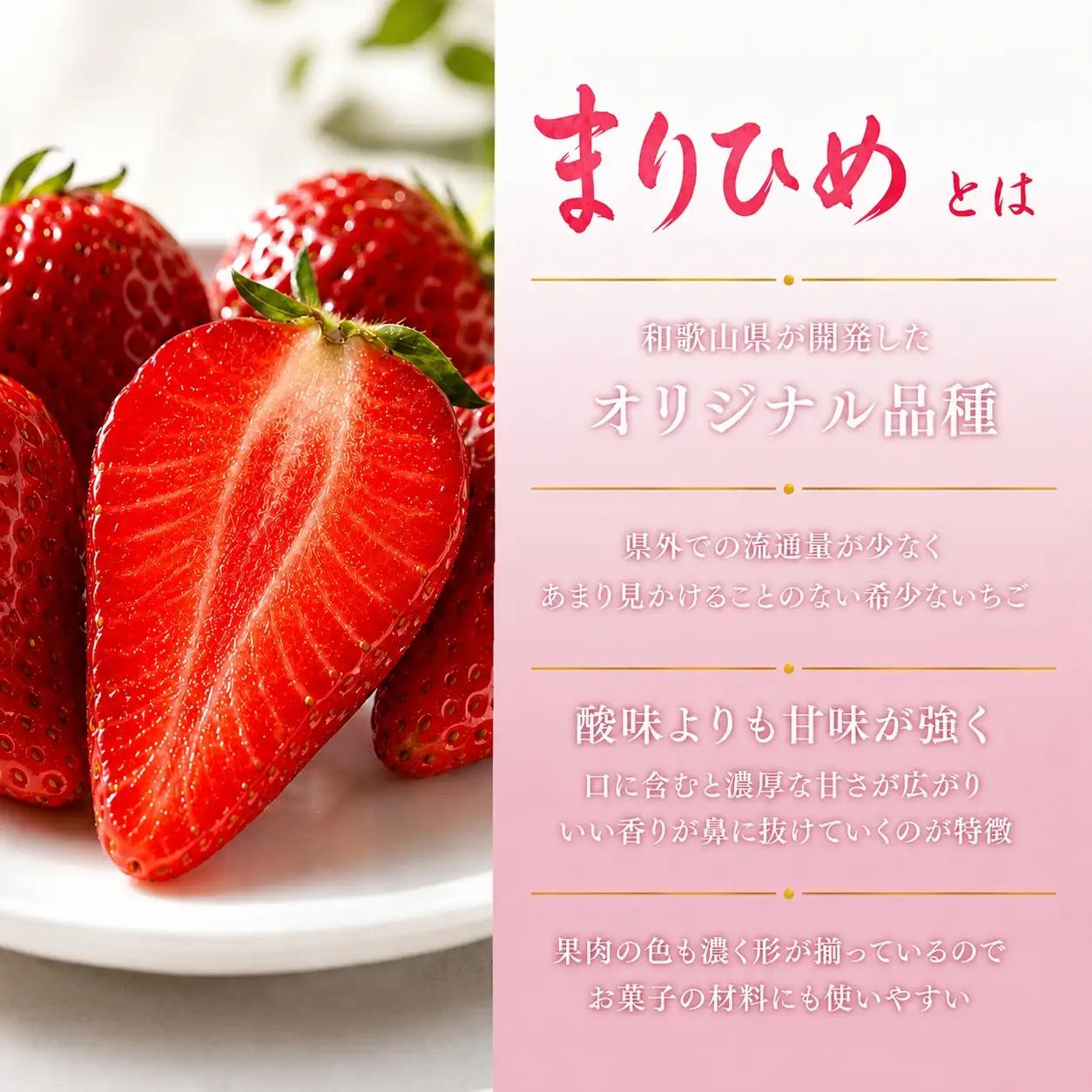 【来シーズン先行予約】紀州和歌山ブランドいちご「まりひめ」約250g×4P ※2027年3月上旬頃～3月下旬頃に順次発送予定【uot758B】