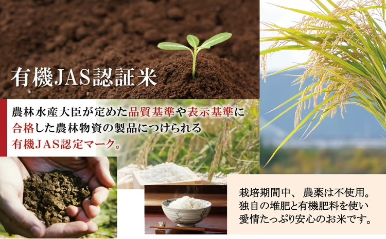 【令和7年産先行受付】有機JAS認証米あきたこまち「真正米」 5kg×1袋 90P9034